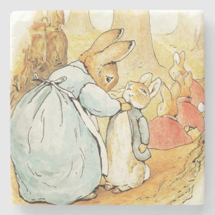 Dessous-de-verre En Pierre Mme Bunny dit au revoir par Beatrix Potter