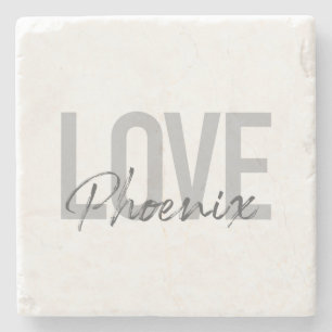 Dessous-de-verre En Pierre Moderne, simple, cool, design urbain Aimer Phoenix