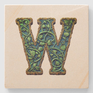 Dessous-de-verre En Pierre Monogramme