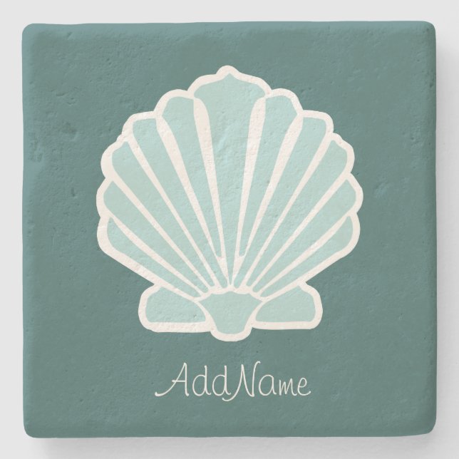 Dessous-de-verre En Pierre Monogramme Tropical Coasters (Devant)