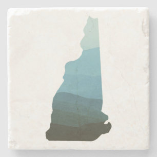 Dessous-de-verre En Pierre Montagnes blanches dans le New Hampshire
