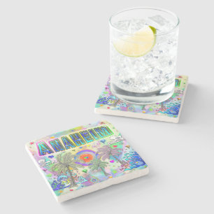 Dessous-de-verre En Pierre Montagnes russes Anaheim Deep Dream