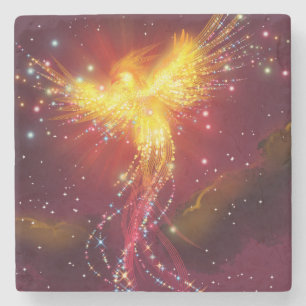 Dessous-de-verre En Pierre Montée de Phoenix
