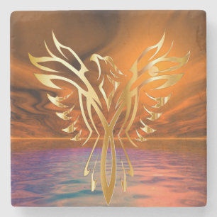 Dessous-de-verre En Pierre Montée de Phoenix