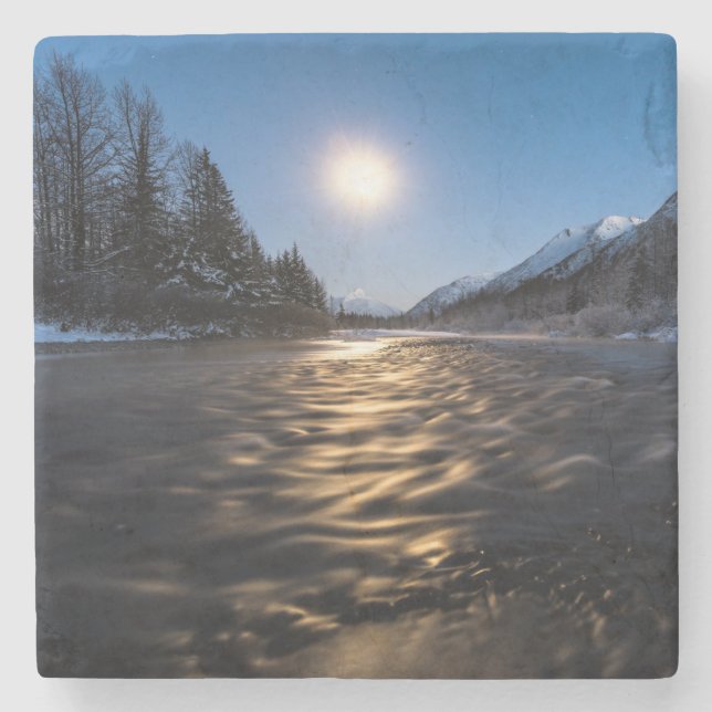 Dessous-de-verre En Pierre Moon (Devant)