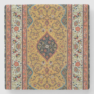 Dessous-de-verre En Pierre Moquette Perse antique Design élégant