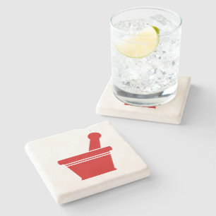 Dessous-de-verre En Pierre Mortier et pilon