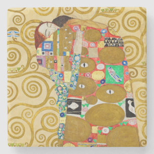 Dessous-de-verre En Pierre Mosaïque d'accomplissement de Klimt : Frise vintag
