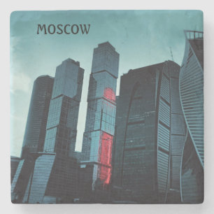 DESSOUS-DE-VERRE EN PIERRE MOSCOU
