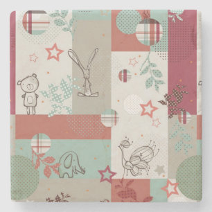 Dessous-de-verre En Pierre Motif 2 d'édredon de bébé