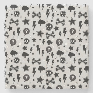 Dessous-de-verre En Pierre Motif à la mode