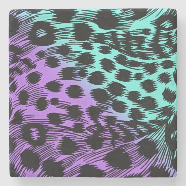 Dessous-de-verre En Pierre Motif animal (Devant)