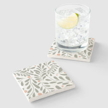 Motif botanique Sage feuilles verts