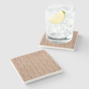 Dessous-de-verre En Pierre Motif Bubble Knit Stitch par Shirley Taylor