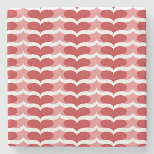 Dessous-de-verre En Pierre Motif de coeur