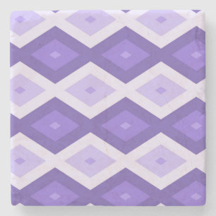 Dessous-de-verre En Pierre Motif de diamant violet