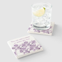 Motif de fleur violette de CHARDON