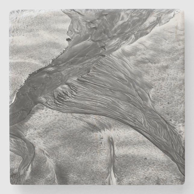Dessous-de-verre En Pierre Motif de flux 2 (Devant)