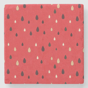 Dessous-de-verre En Pierre Motif de pastèque