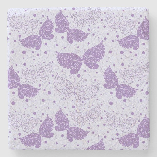 Dessous-de-verre En Pierre Motif de ressort (Devant)