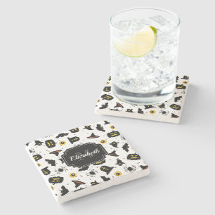 Dessous-de-verre En Pierre Motif d'Halloween