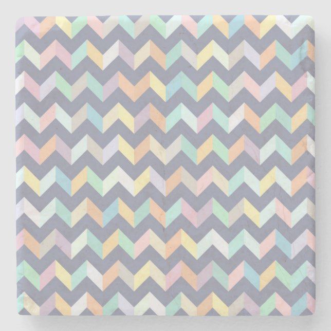 Dessous-de-verre En Pierre Motif géométrique (Devant)