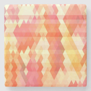 Dessous-de-verre En Pierre Motif géométrique 1