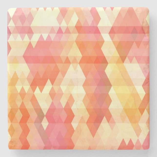 Dessous-de-verre En Pierre Motif géométrique 1 (Devant)