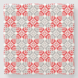 Dessous-de-verre En Pierre Motif géométrique SUN du matin letton VI