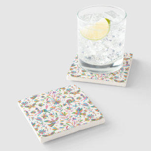 Dessous-de-verre En Pierre Motif lumineux à l'ottomi mexicain