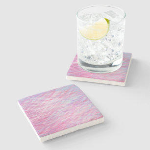Dessous-de-verre En Pierre motif ondulé Abstrait