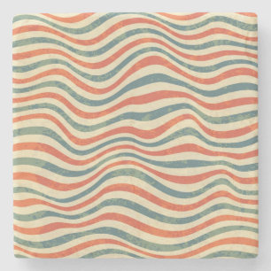 Dessous-de-verre En Pierre Motif rayé