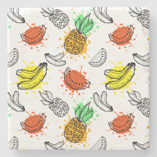 Dessous-de-verre En Pierre Motif sans couture Vector Graphic (Devant)