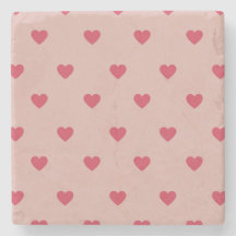 Motif Y2K Cœur Rétro Rose Avec Fond Rose