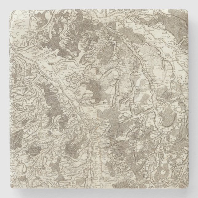 Dessous-de-verre En Pierre Moulins (Devant)