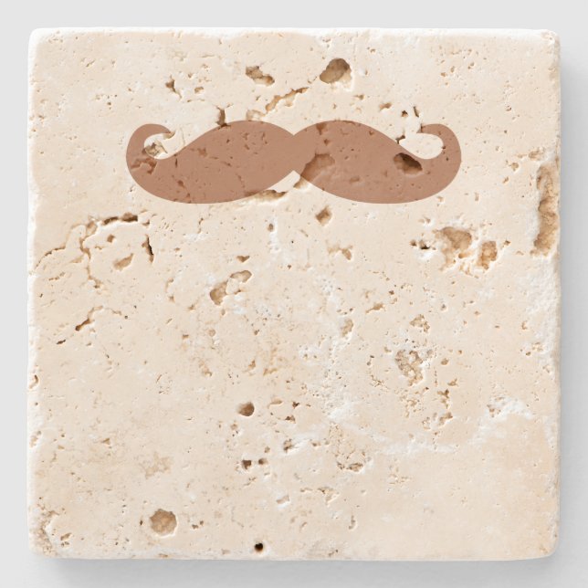 Dessous-de-verre En Pierre moustache simple (Devant)