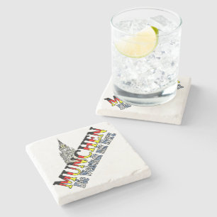 Dessous-de-verre En Pierre Munich Bavière Allemagne Deutchland Munich