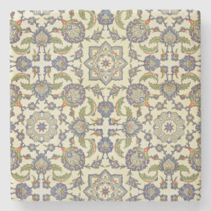 Dessous-de-verre En Pierre Murez les tuiles de Qasr Rodouan, 'd'art arabe