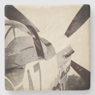 Dessous-de-verre En Pierre N'abandonnez jamais l'avion de combat