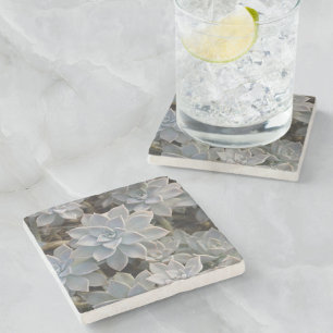 Dessous-de-verre En Pierre Naturellement Beaux succulents Botanique