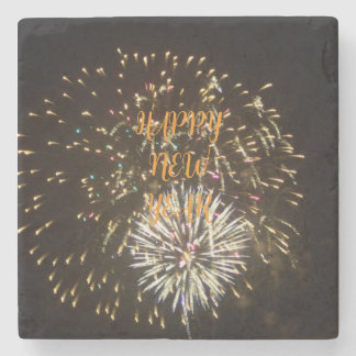 Dessous-de-verre En Pierre New Year Eve Party Decoration - Fireworks Coaster