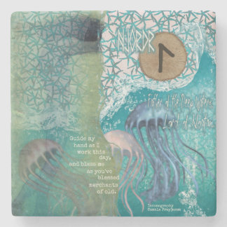 Dessous-de-verre En Pierre Njordr bénissant les dessous de verre en pierre de