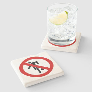 Dessous-de-verre En Pierre NO Ball Games ⚠ Thai Park ⚠