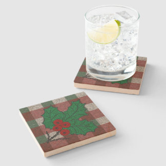 Dessous-de-verre En Pierre Noël 1940 En vichy Sandstone