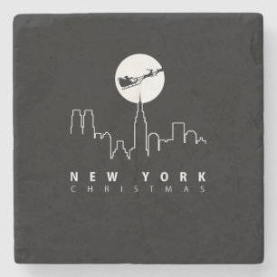 Dessous-de-verre En Pierre Noël à New York
