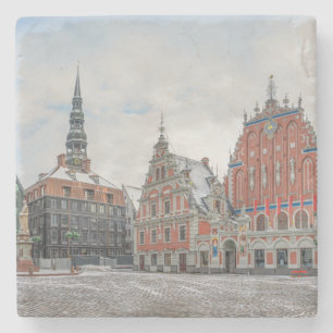 Dessous-de-verre En Pierre Noël à Riga Lettonie