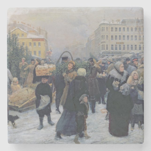 Dessous-de-verre En Pierre Noël juste (Devant)