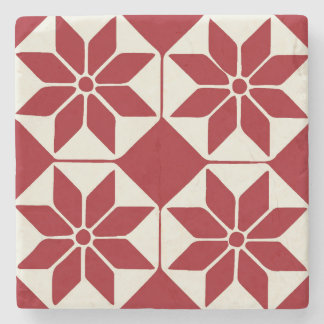 Dessous-de-verre En Pierre Noël Poinsettia