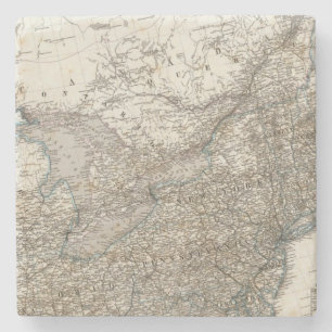 Dessous-de-verre En Pierre Nord des Etats-Unis d'Amérique est