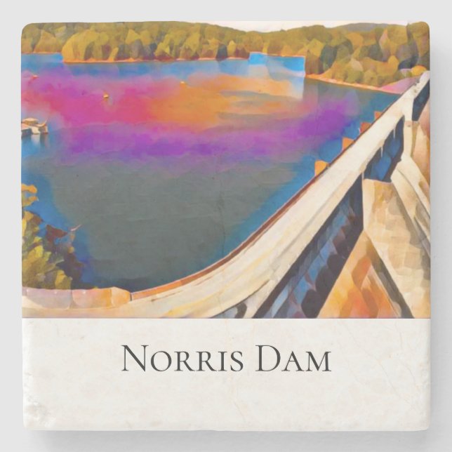 Dessous-de-verre En Pierre Norris Dam Stone Coaster (Devant)